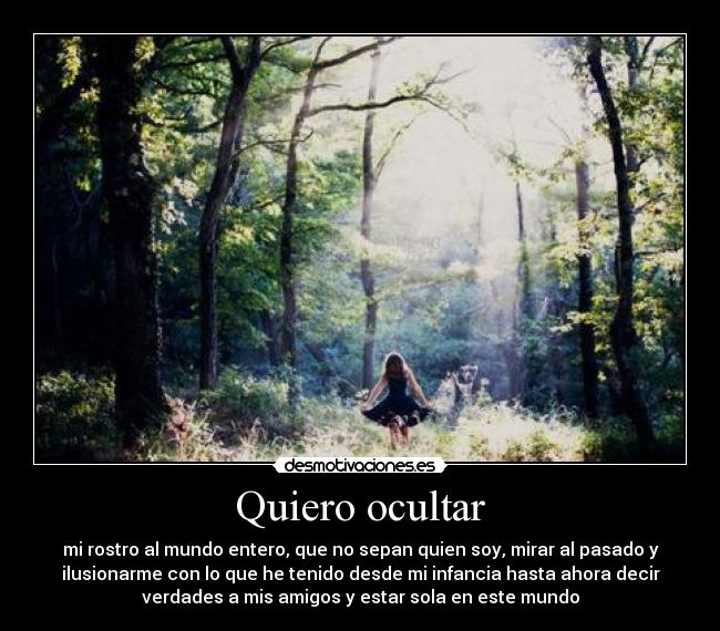 Quiero ocultar - 
