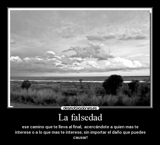 La falsedad - 