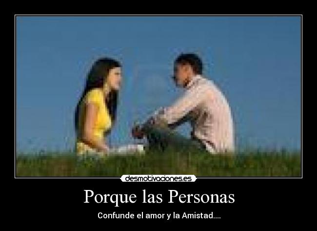 Porque las Personas -