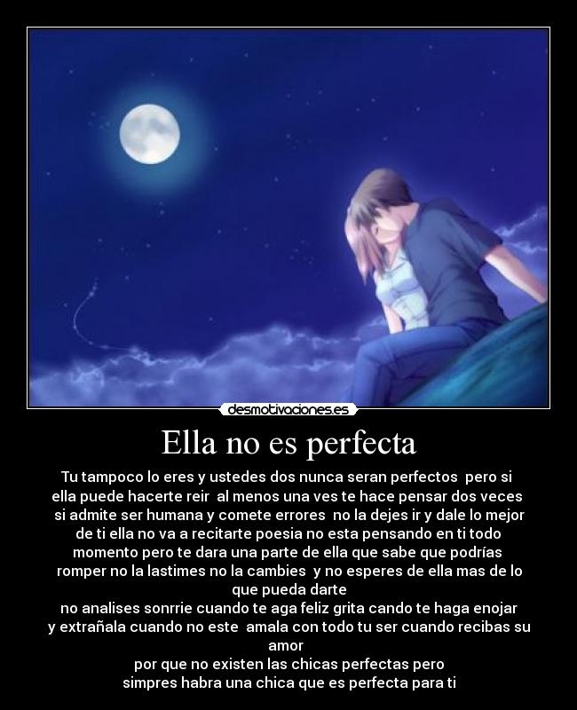 Ella no es perfecta -