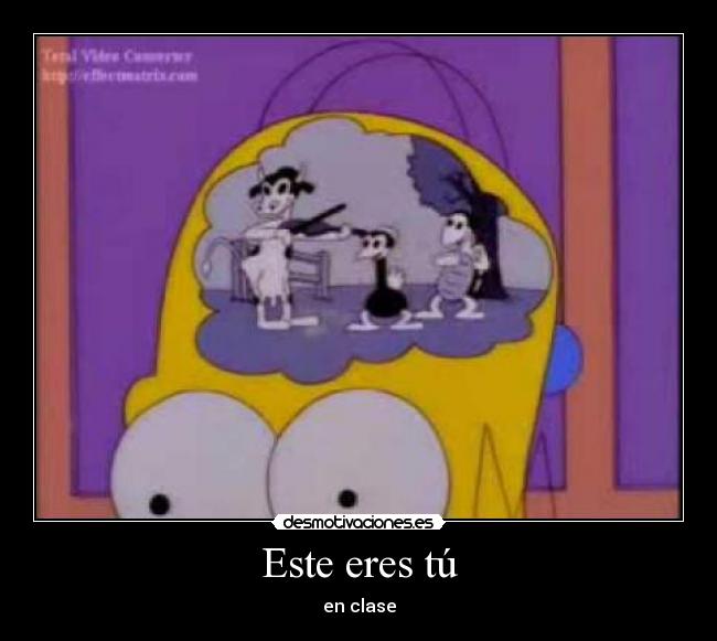 Este eres tú - en clase