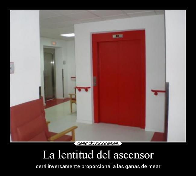 carteles ascensor lentitud desmotivaciones