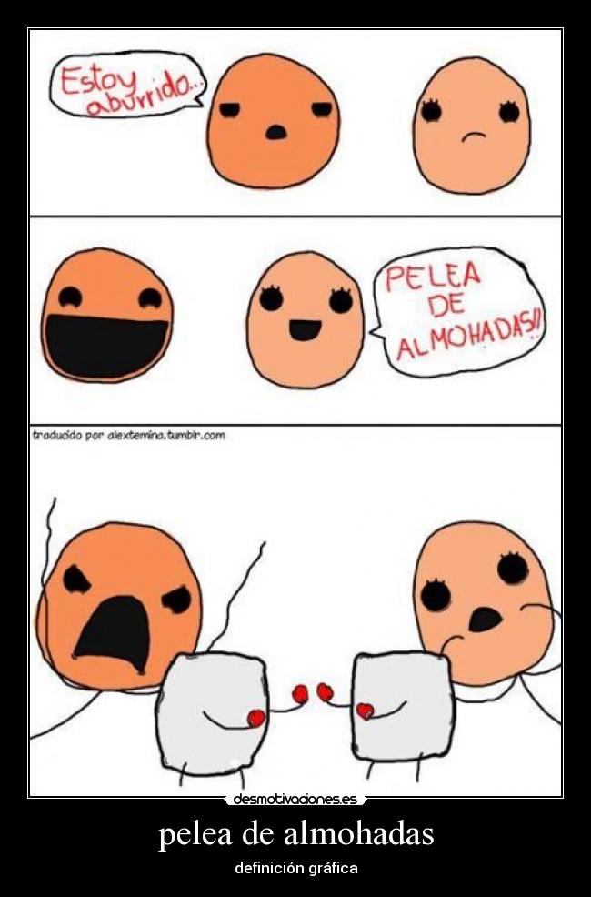 pelea de almohadas - definición gráfica