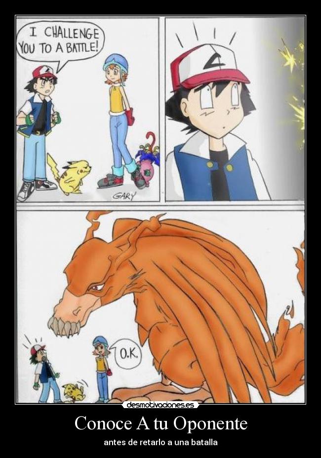 Conoce A tu Oponente -