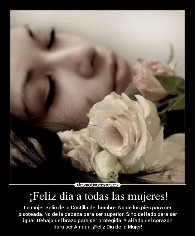 ¡Feliz día a todas las mujeres! - 