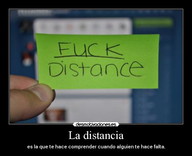 La distancia - 