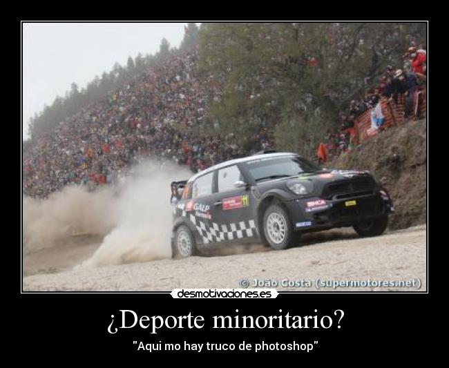 ¿Deporte minoritario? - Aqui mo hay truco de photoshop