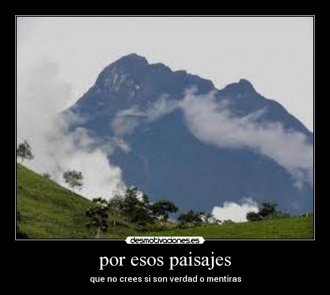 por esos paisajes - 
