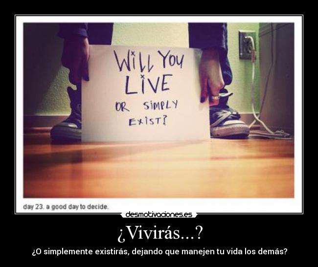 ¿Vivirás...? - 