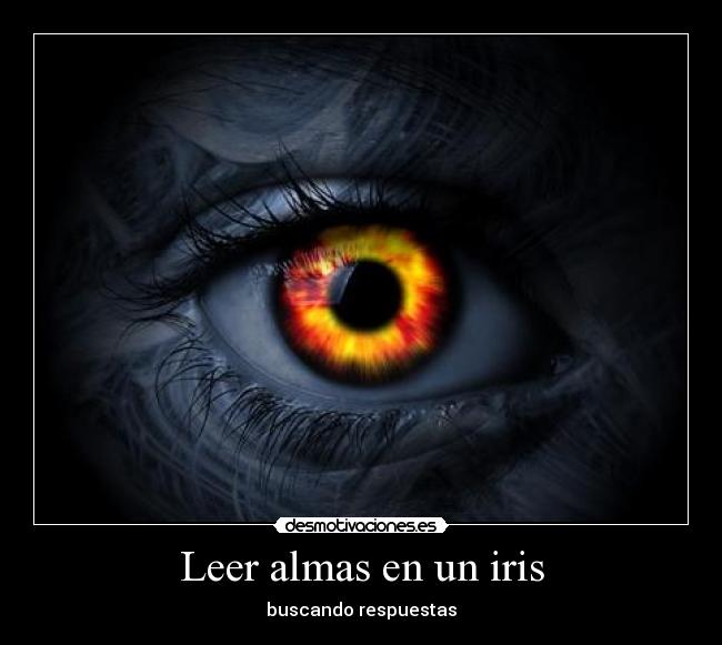 Leer almas en un iris -