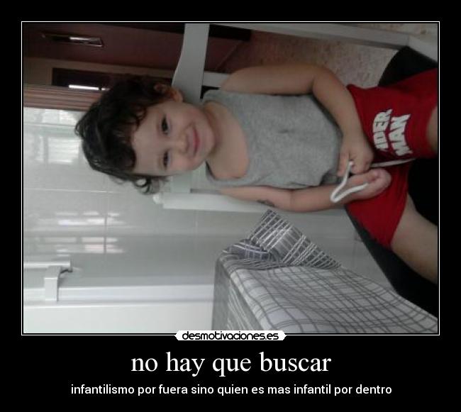 no hay que buscar - 