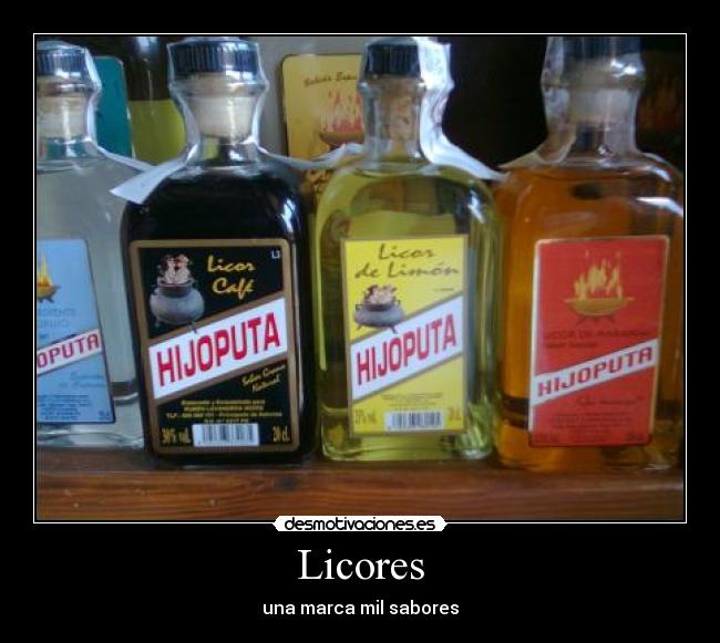 Licores - una marca mil sabores