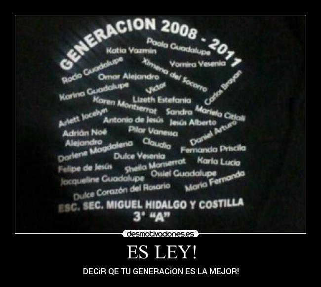 ES LEY! -