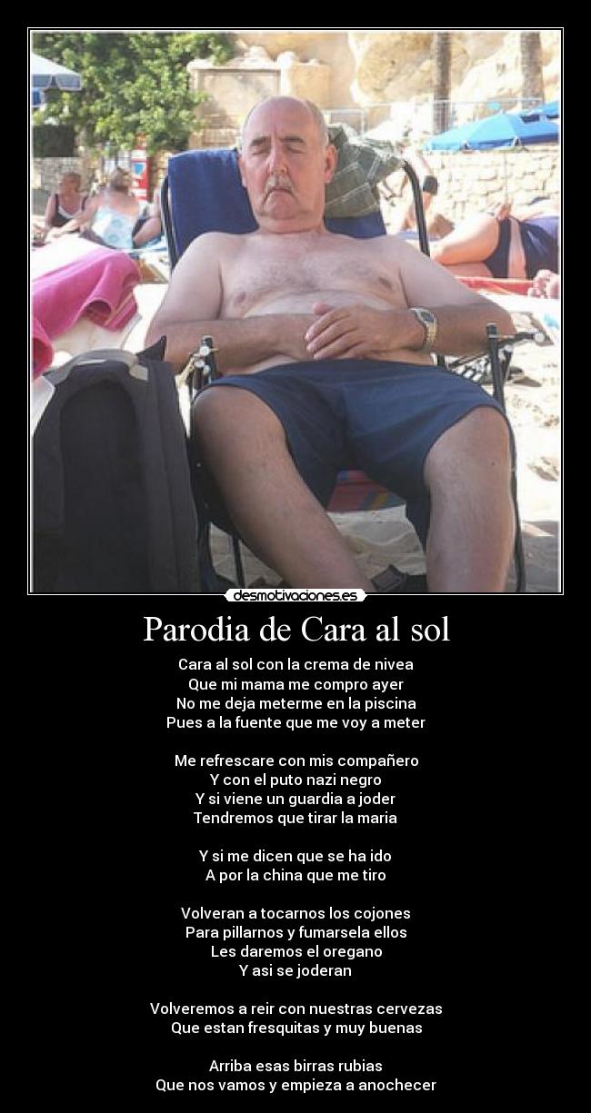 Parodia de Cara al sol -