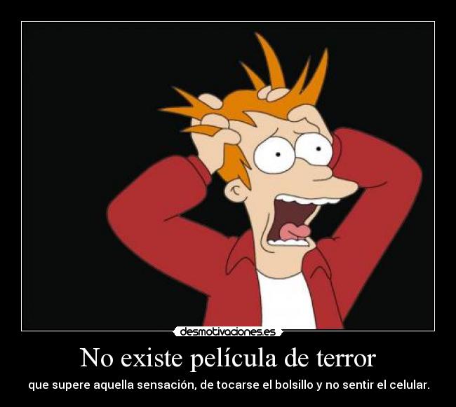 No existe película de terror -