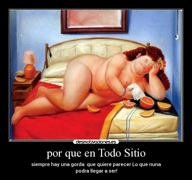 carteles gorda desmotivaciones