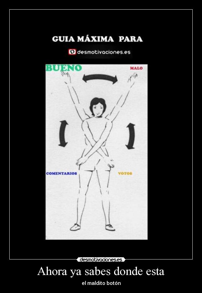 Ahora ya sabes donde esta -