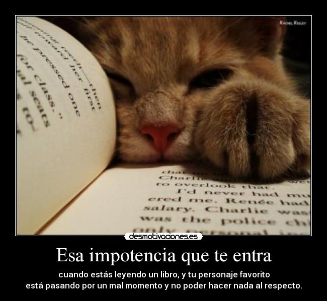 Esa impotencia que te entra -