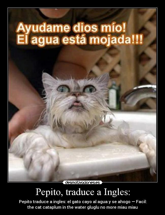 Pepito, traduce a Ingles: - 
