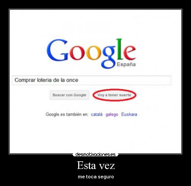 Esta vez - me toca seguro