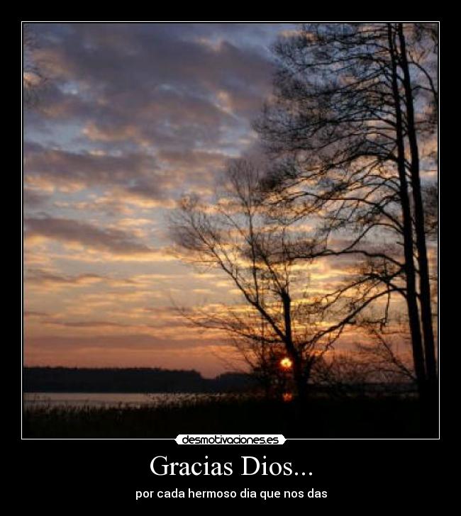Gracias Dios... -