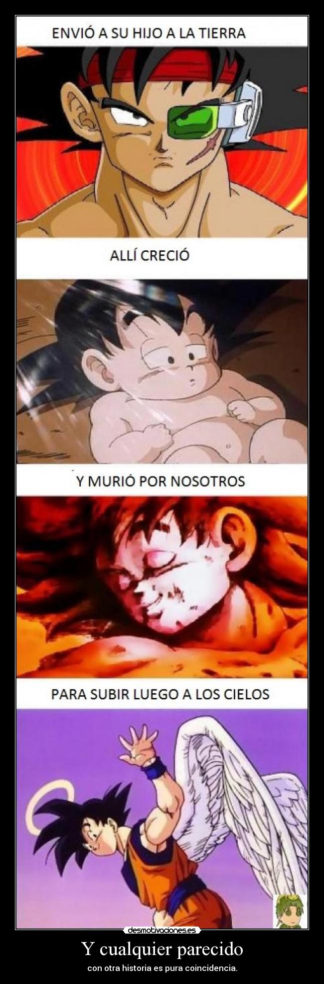 carteles goku salvador desmotivaciones