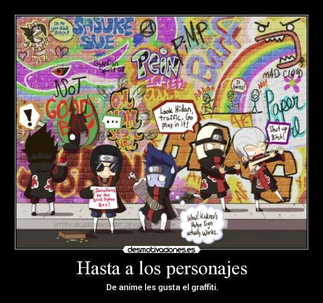 Hasta a los personajes - 