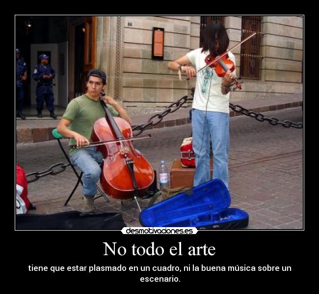 No todo el arte -