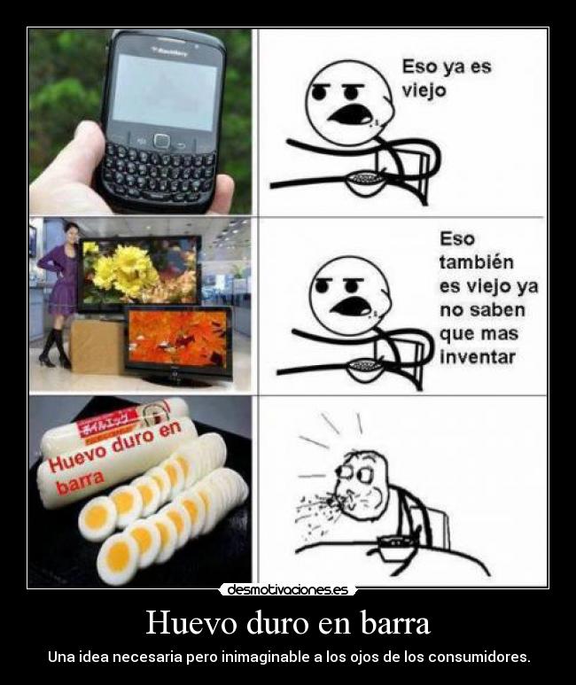 Huevo duro en barra -