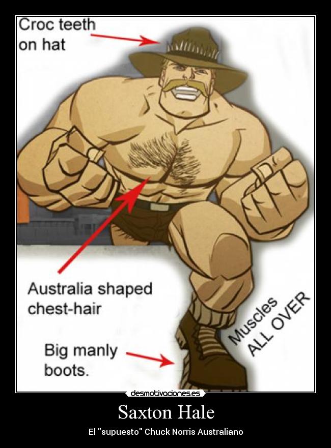 Saxton Hale - El supuesto Chuck Norris Australiano