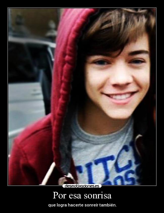 Por esa sonrisa -