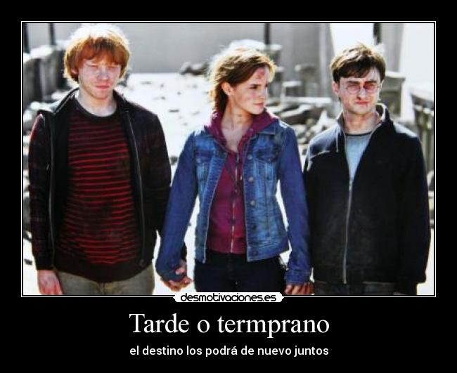 Tarde o termprano - el destino los podrá de nuevo juntos