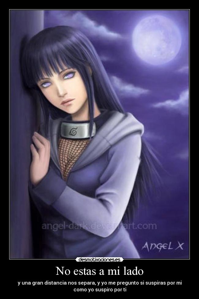 No estas a mi lado - y una gran distancia nos separa, y yo me pregunto si suspiras por mi
como yo suspiro por ti