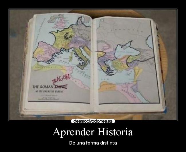 carteles historia aprender historia desmotivaciones