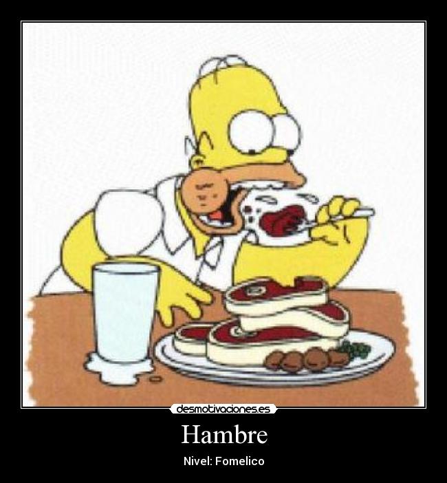 Hambre - Nivel: Fomelico