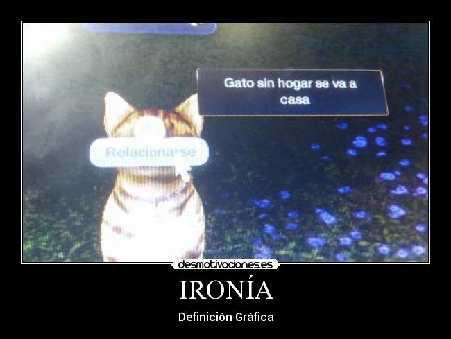 IRONÍA - Definición Gráfica