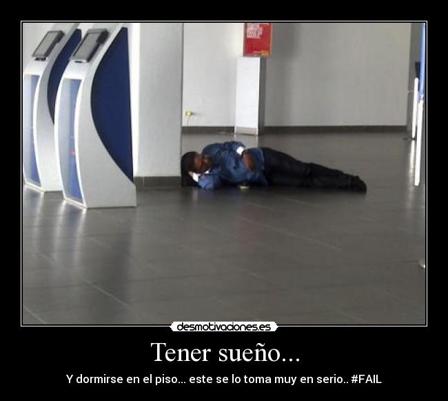 Tener sueño... - 