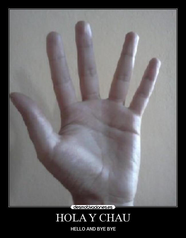 HOLA Y CHAU - 