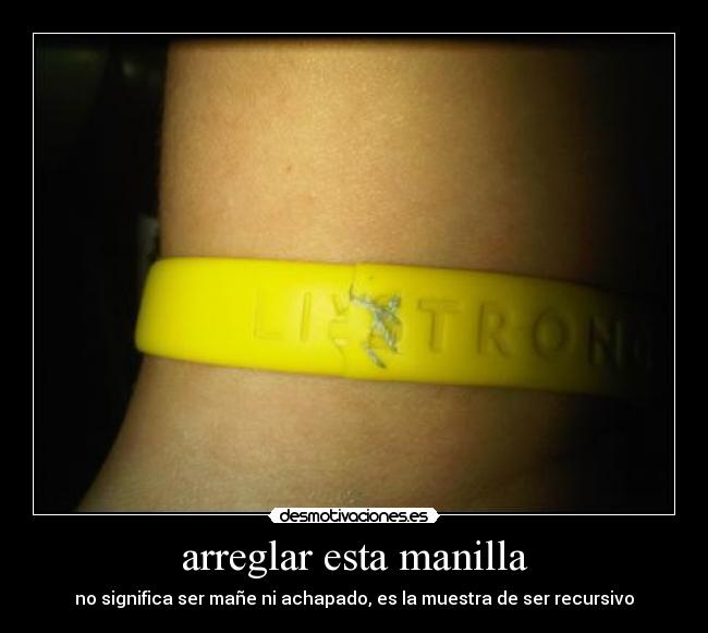 arreglar esta manilla - 