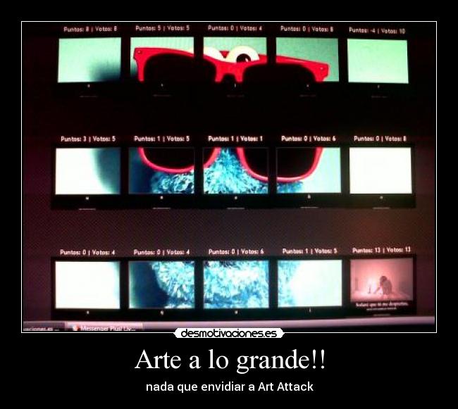 Arte a lo grande!! - nada que envidiar a Art Attack