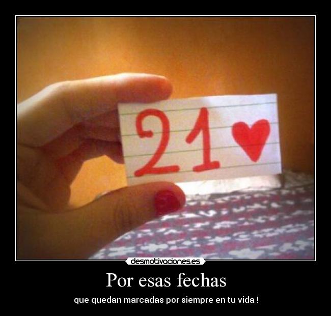 Por esas fechas - 