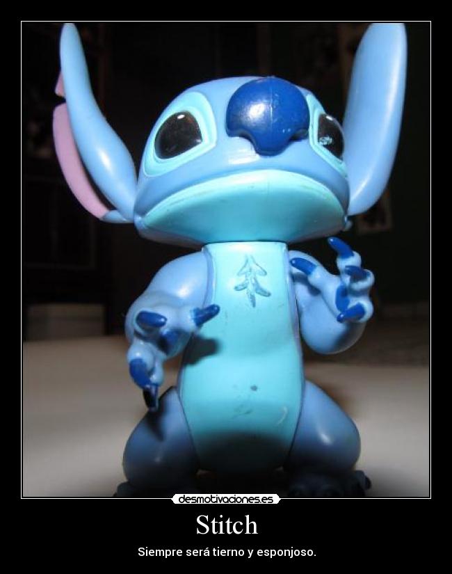 Stitch - Siempre será tierno y esponjoso.
