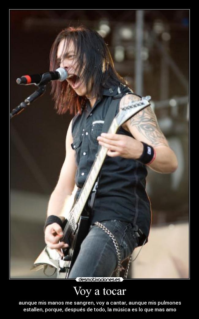 carteles matt tuck gusta bullet for valentine digan que digan heavy metal rock guitarras musica desmotivaciones
