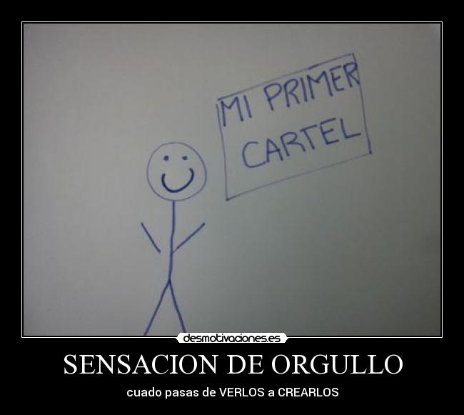 carteles primer cartel desmotivaciones