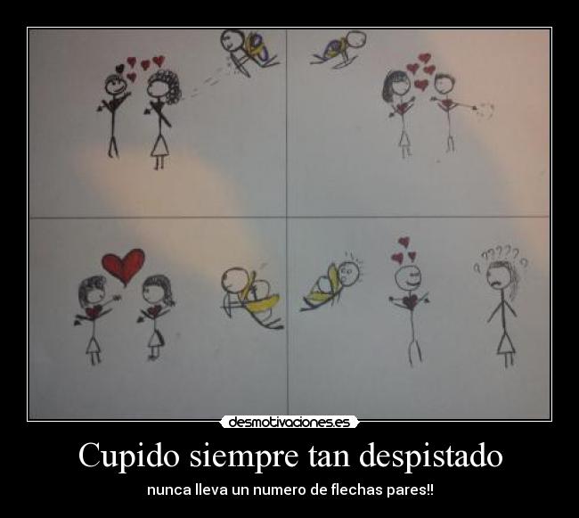 Cupido siempre tan despistado - 