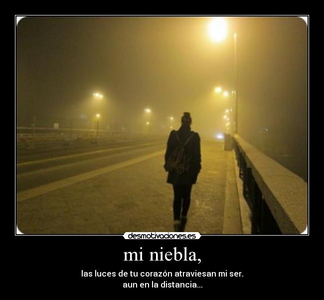 mi niebla, -