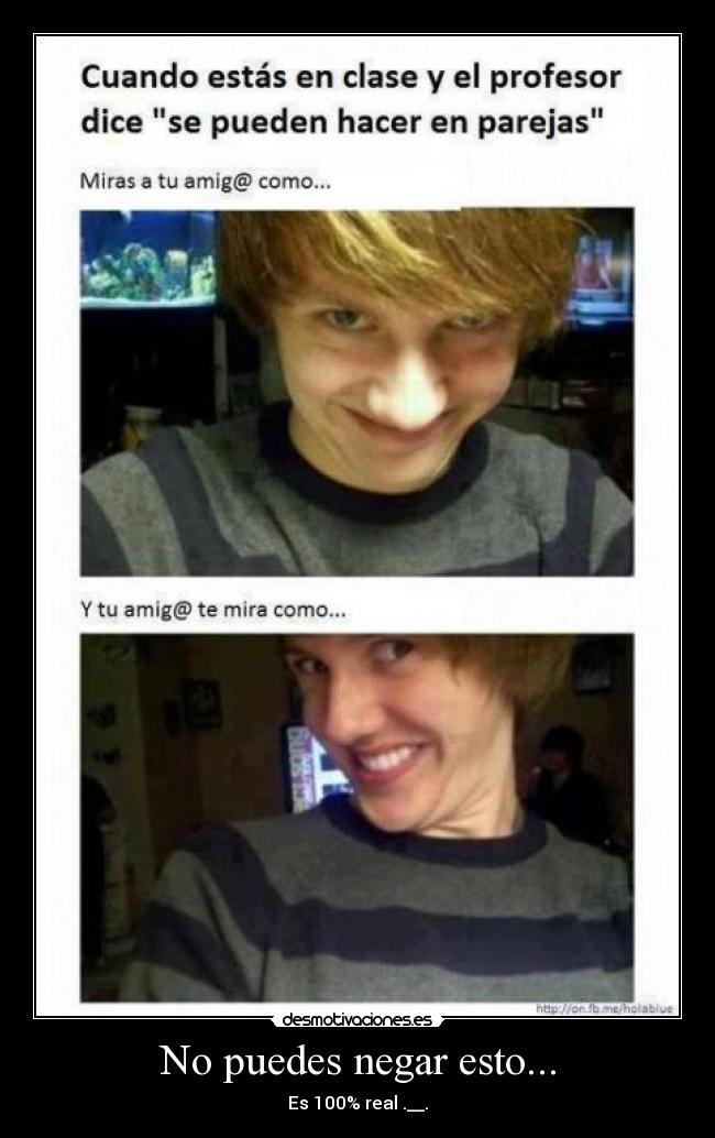 No puedes negar esto... -