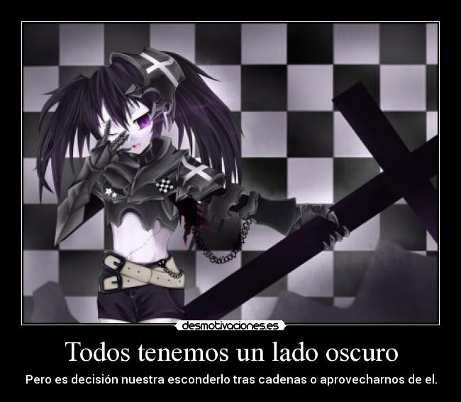 Todos tenemos un lado oscuro -