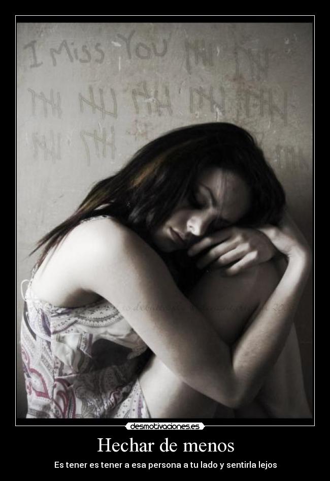 Hechar de menos - 