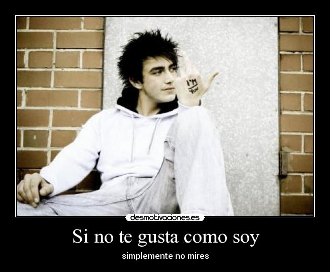 Si no te gusta como soy - 